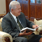O intilnire cu Presedintele Republicii Moldova Vladimir Voronin